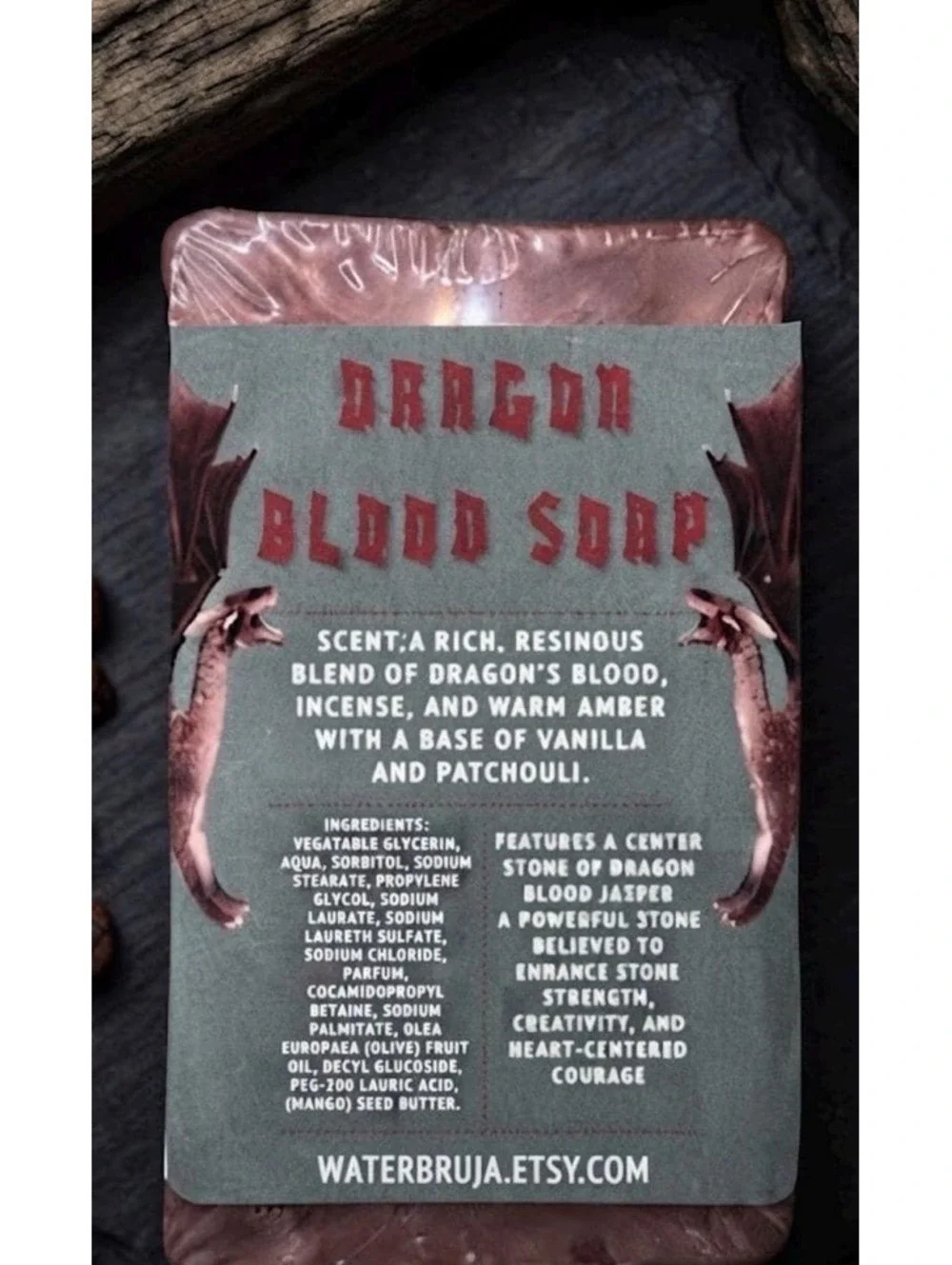 Dragon Blood Soap, Mango Butter Base, Ritual Bath Soap
